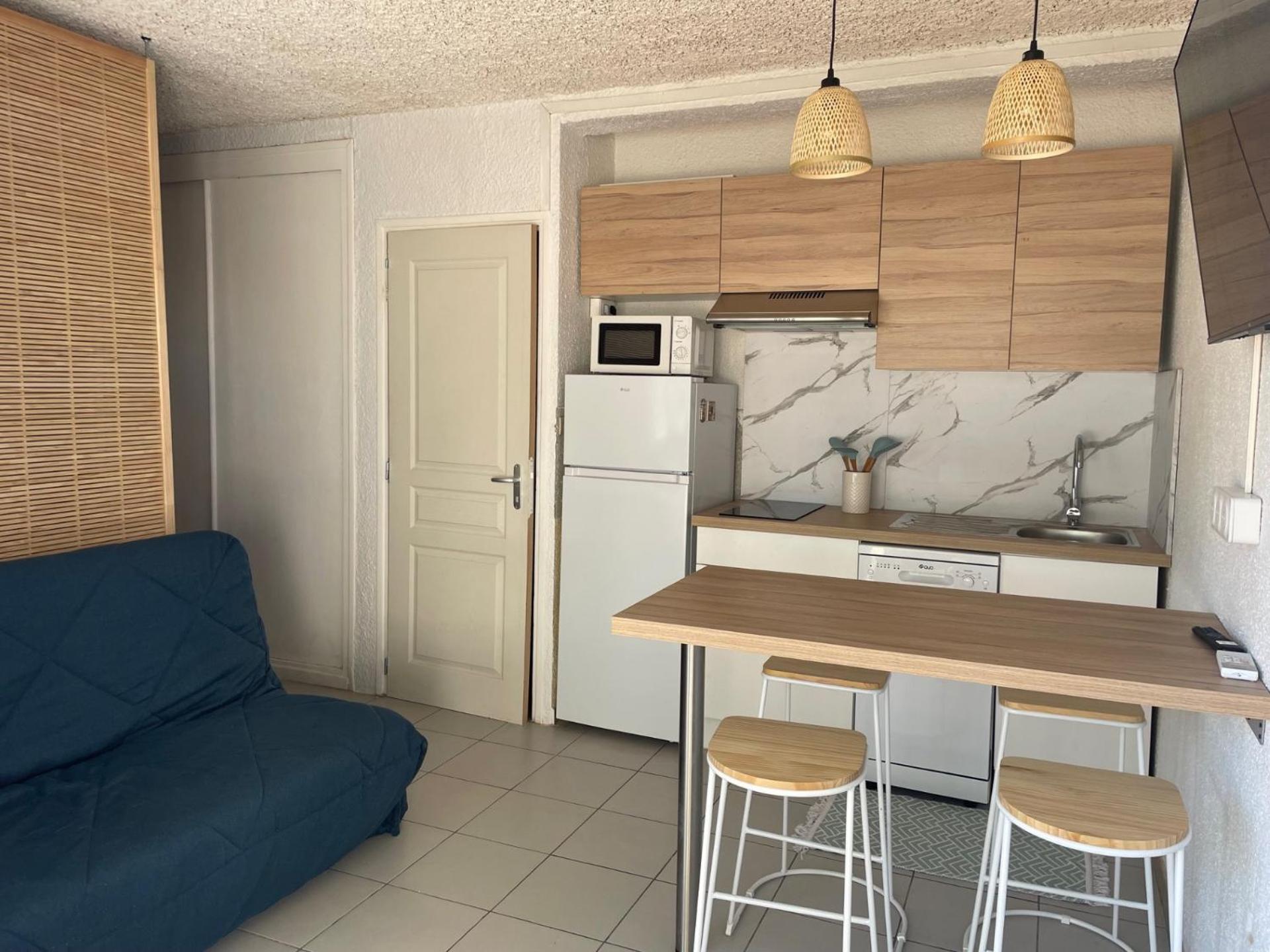 Studio Cosy A 300M De La Mer, Face Aux Festivals, Derriere La Night Life Le Barcarès Zewnętrze zdjęcie